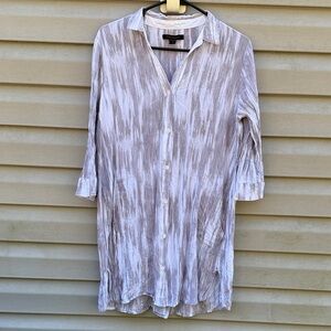 Donna Karan Sleepwear | Button Down V-neck Pajama size Small